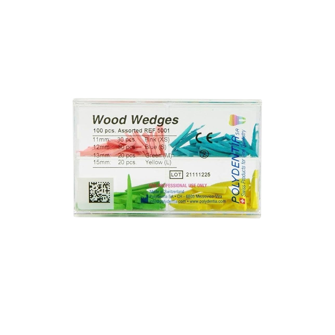 Wood wedges assorted